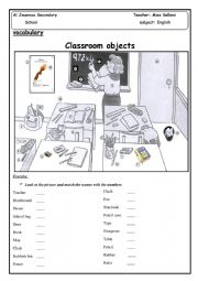 classroom worksheet