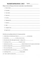 English Worksheet: In my House 