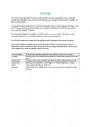English Worksheet: Cobargo