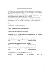 English Worksheet: Reading. 