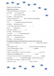 English Worksheet: GOING TO vs FUTURE SIMPLE