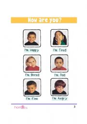 English Worksheet: How are you?
