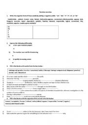 English Worksheet: module 4 exercises