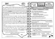 English Worksheet: test 9th form  term2