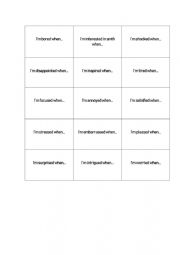 English Worksheet: Adjectives -ed -ing speaking chants