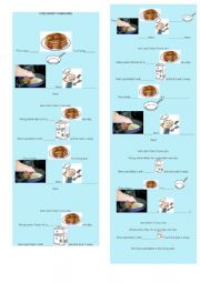 English Worksheet: Five Crispy Pancakes