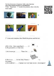 English Worksheet: Superman 