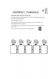 English worksheet: Harriet TUBMAN