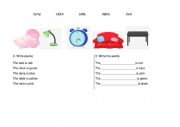 English Worksheet: Furniture