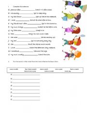 Daily routines and chores Present Simple worksheet