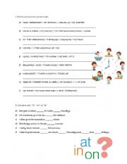 Daily routines and chores Present Simple worksheet