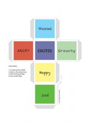 Emotions Cube activity