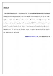 English Worksheet: 7th form end of term test 2