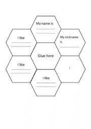 English Worksheet: All about me