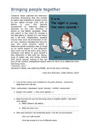 English worksheet: Binge Watching