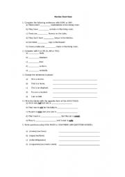 English Worksheet: Mixed Quantifiers exercises