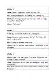 English Worksheet: groupwork