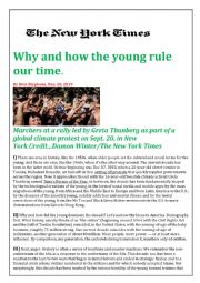 Why and how the young rule our time.