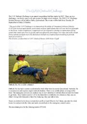 English Worksheet: Outback Challenge