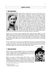 English Worksheet: Agatha Christie