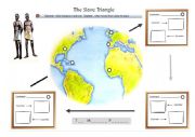 English Worksheet: The middle passage in the triangle trade