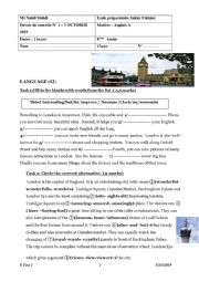 English Worksheet: 8th form mid term test2