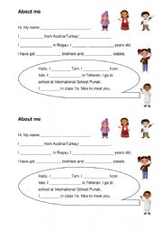English Worksheet: Introducing somebody