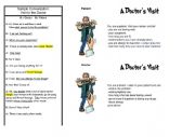 English Worksheet: Visiting a doctor role play