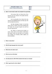 English worksheet: Skills Worksheet 