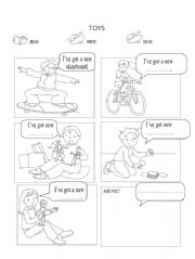 English Worksheet: TOYS