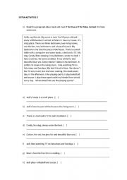 English worksheet: REVISION