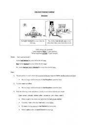 English Worksheet: The past perfect simple
