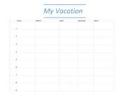 English Worksheet: Suvery - Vacation