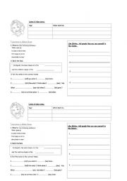 English Worksheet: Shirley Temple WHEN I GROW UP
