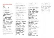 English Worksheet: ELEMENTARY ENGLISH TEST 