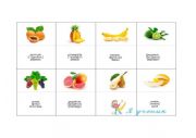 Fruits card