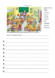 English Worksheet: Where is it?