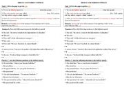 worksheets to practice the reported speech