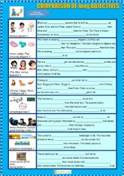 English Worksheet: Comparison of adjectives