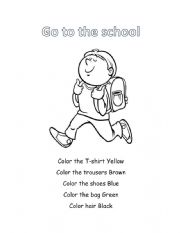 go to the school