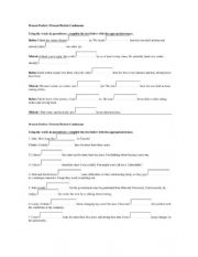 English Worksheet: Present perfect/present perfect continuous