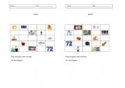 English Worksheet: BINGO English vocabulary