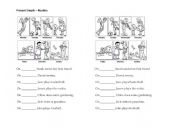 English Worksheet: Present Simple 