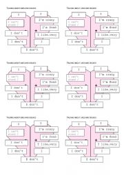 English Worksheet: talking about likes and dislikes