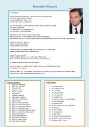 Leonardo DiCaprio  for beginners