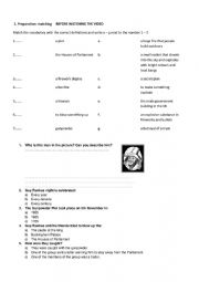 English Worksheet: bonfire night