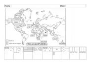 English Worksheet: english speaking countries