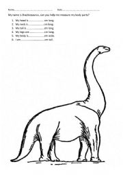 Brachiosaurus, measure me