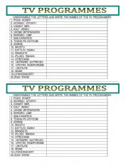 TV PROGRAMMES