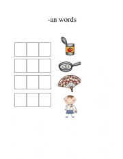 English Worksheet: -ap cvc word spelling